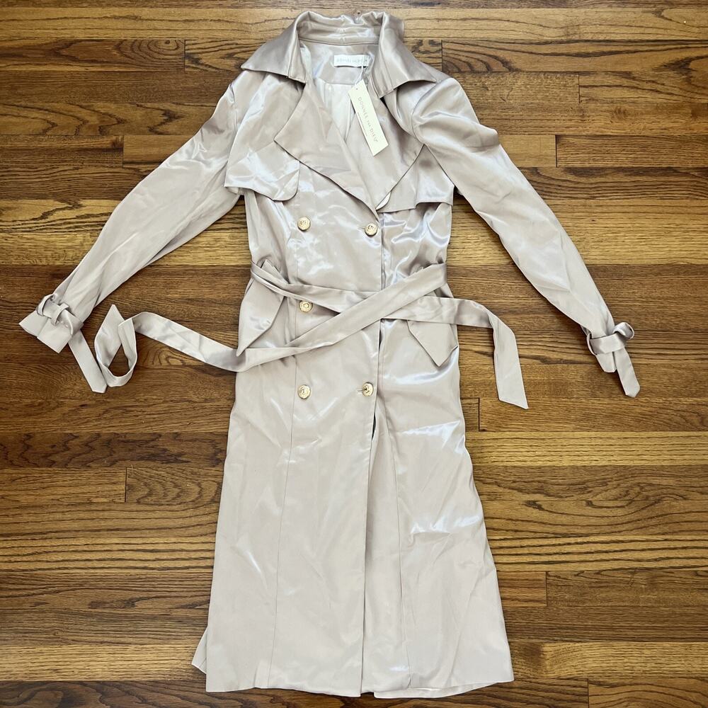 NEW donnee par dieu Silk Coat Size S